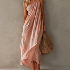 Isabella | Vestido largo asimétrico