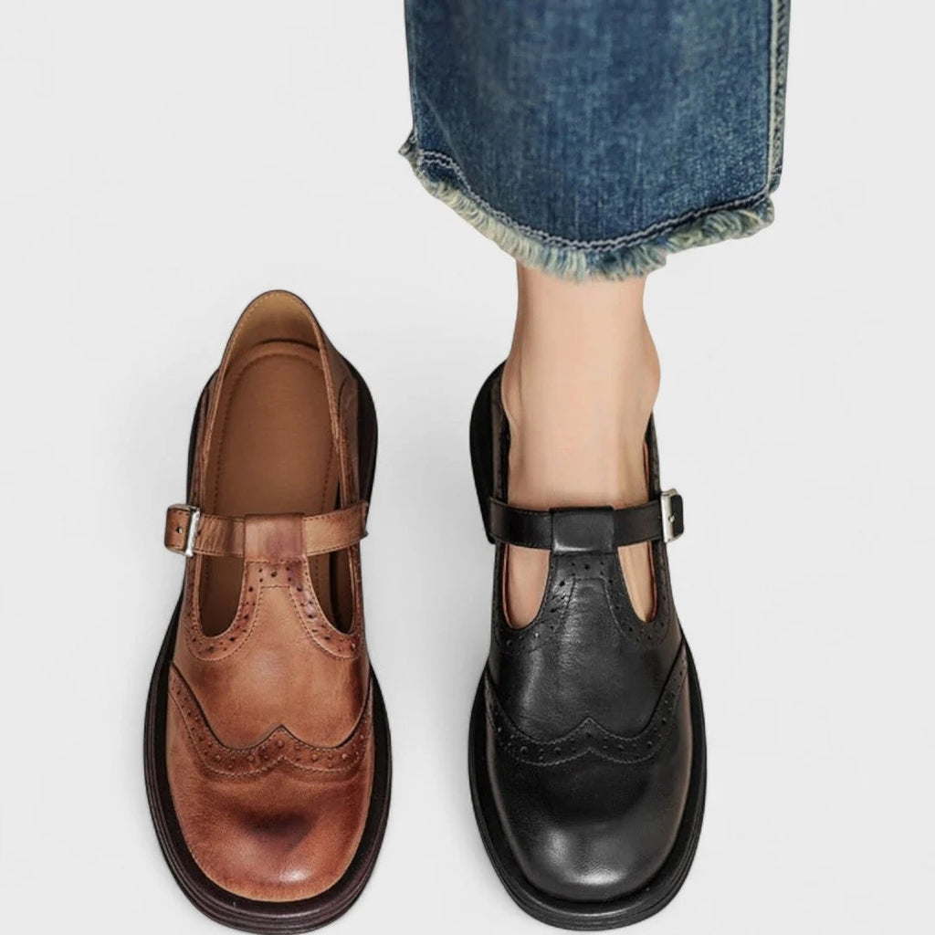 Paula | Zapatos planos con hebilla