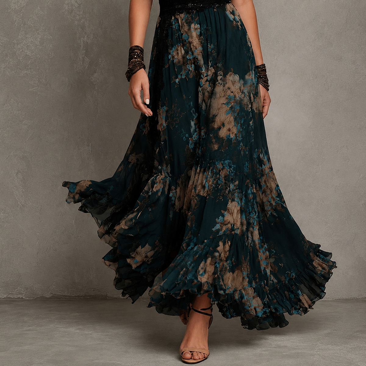 Amelia | Vestido largo floral