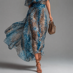 Sofía | Vestido estampado asimétrico