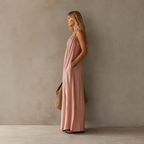 Isabella | Vestido largo asimétrico
