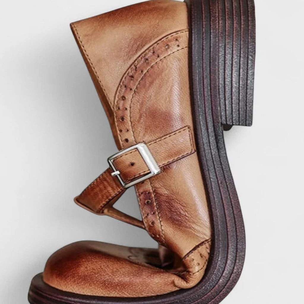 Paula | Zapatos planos con hebilla