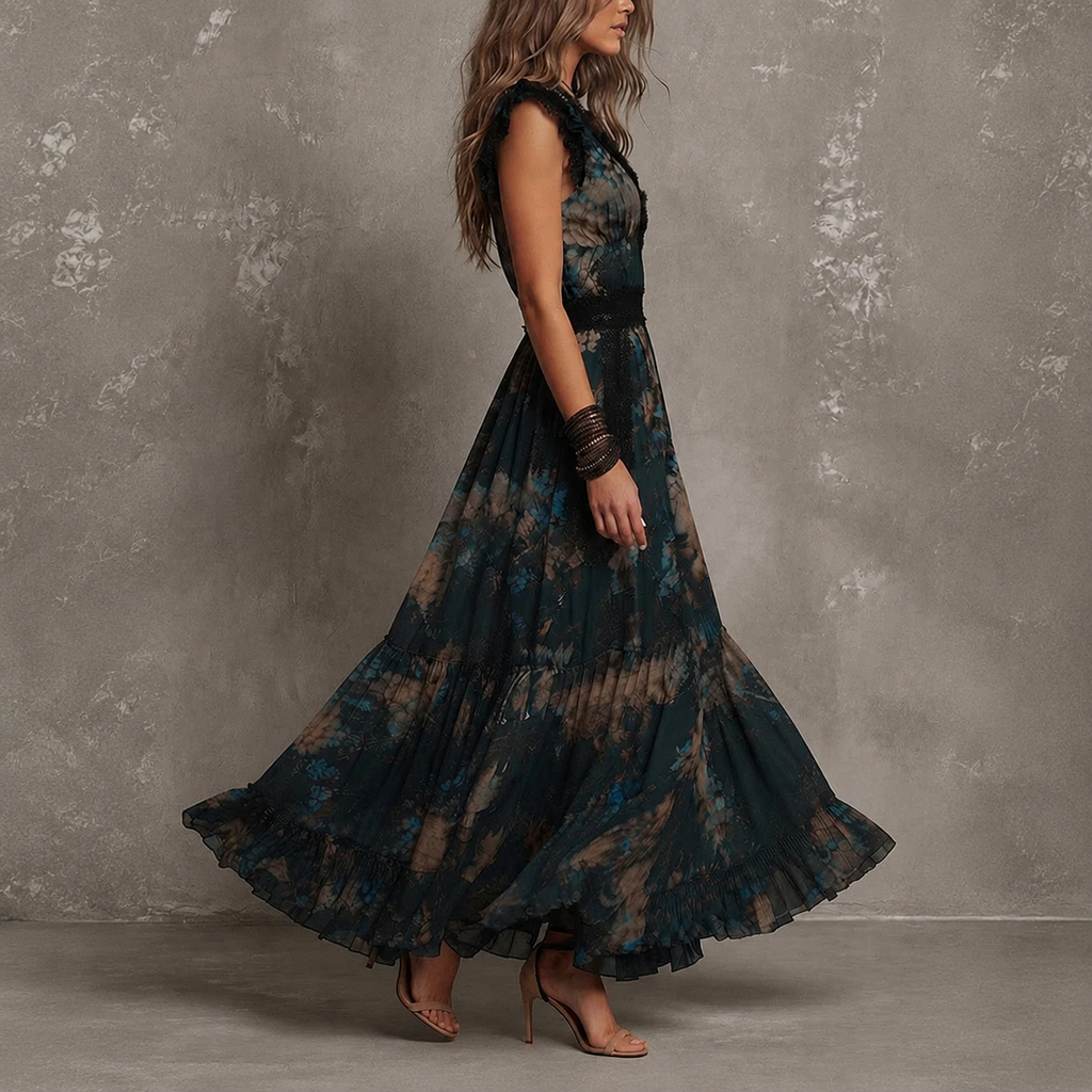 Amelia | Vestido largo floral