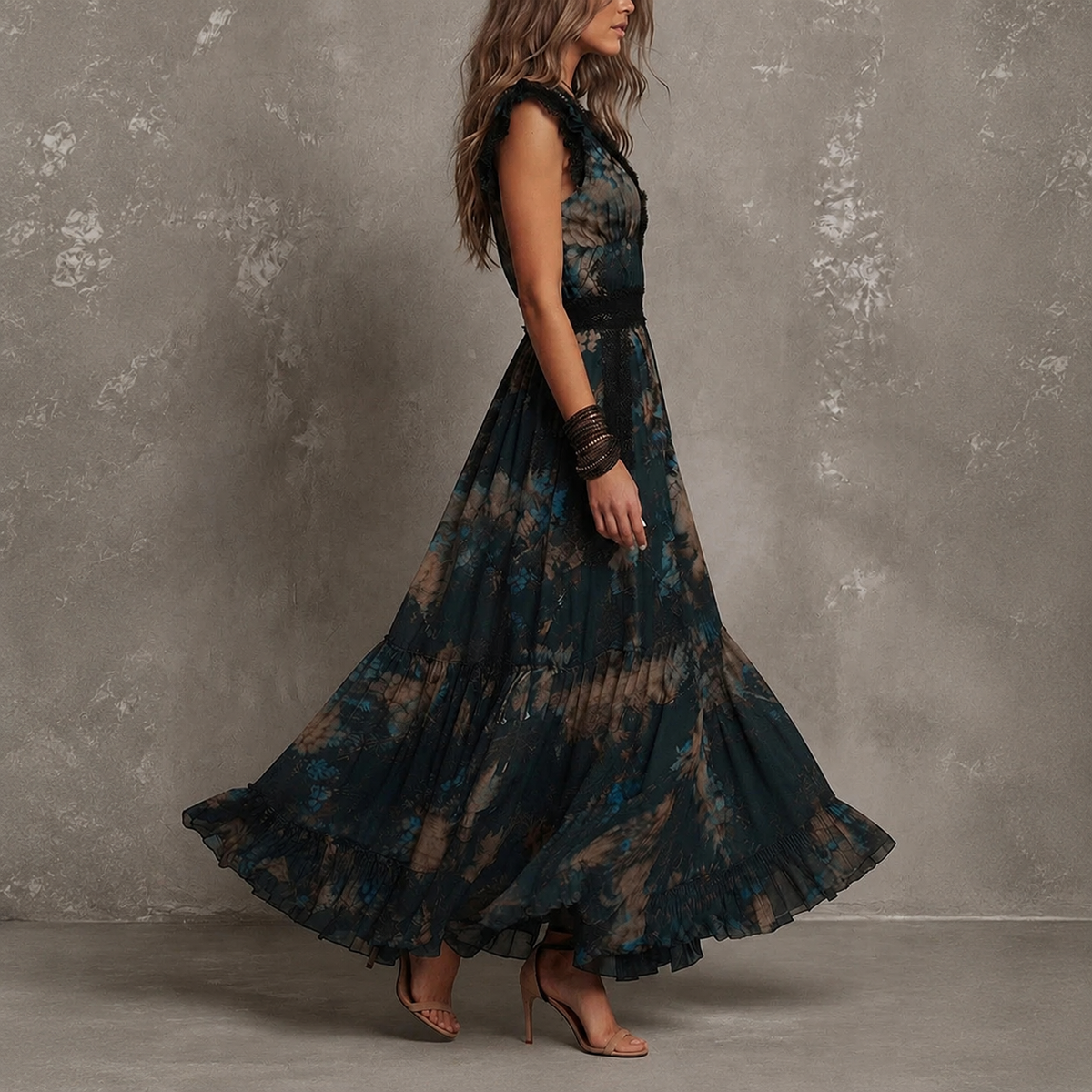 Amelia | Vestido largo floral