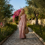 Isabella | Vestido largo asimétrico