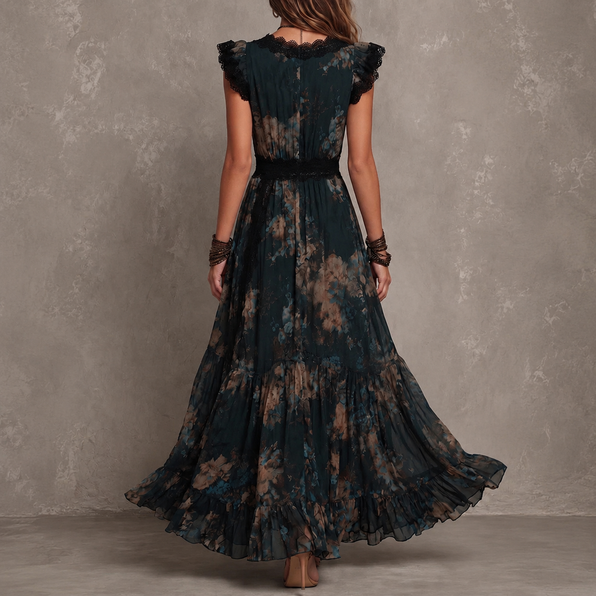 Amelia | Vestido largo floral