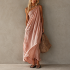 Isabella | Vestido largo asimétrico