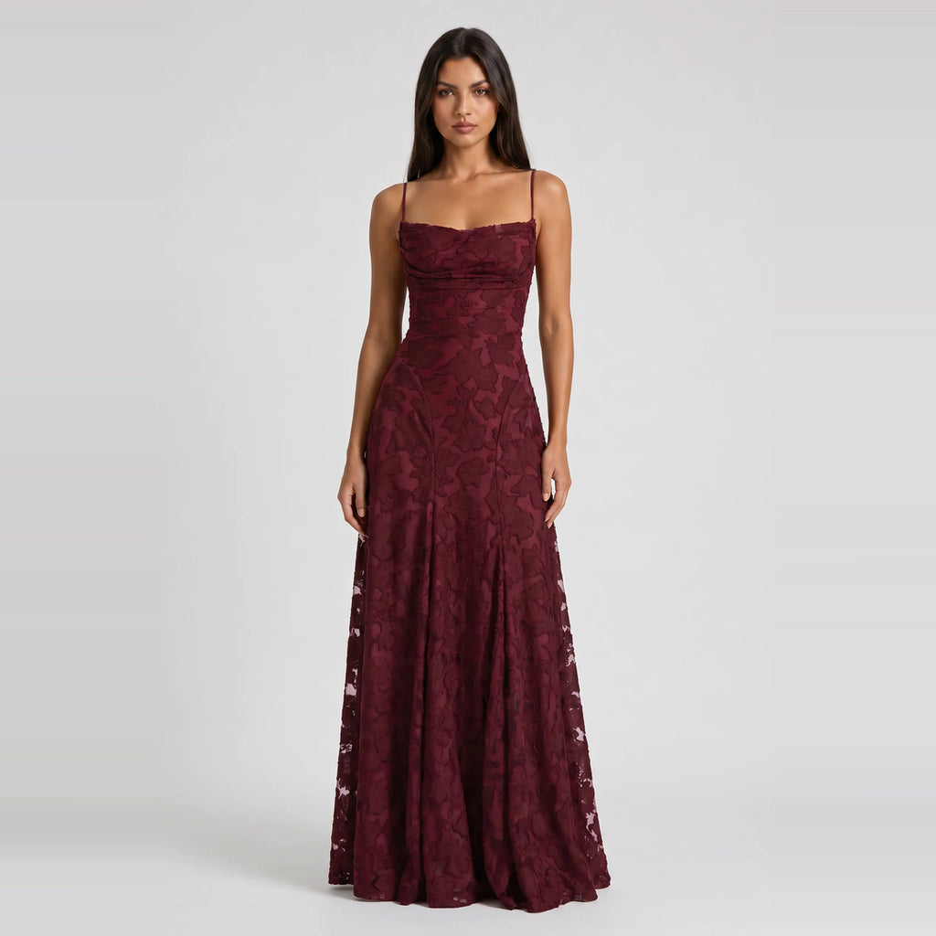Serena | Vestido largo romántico