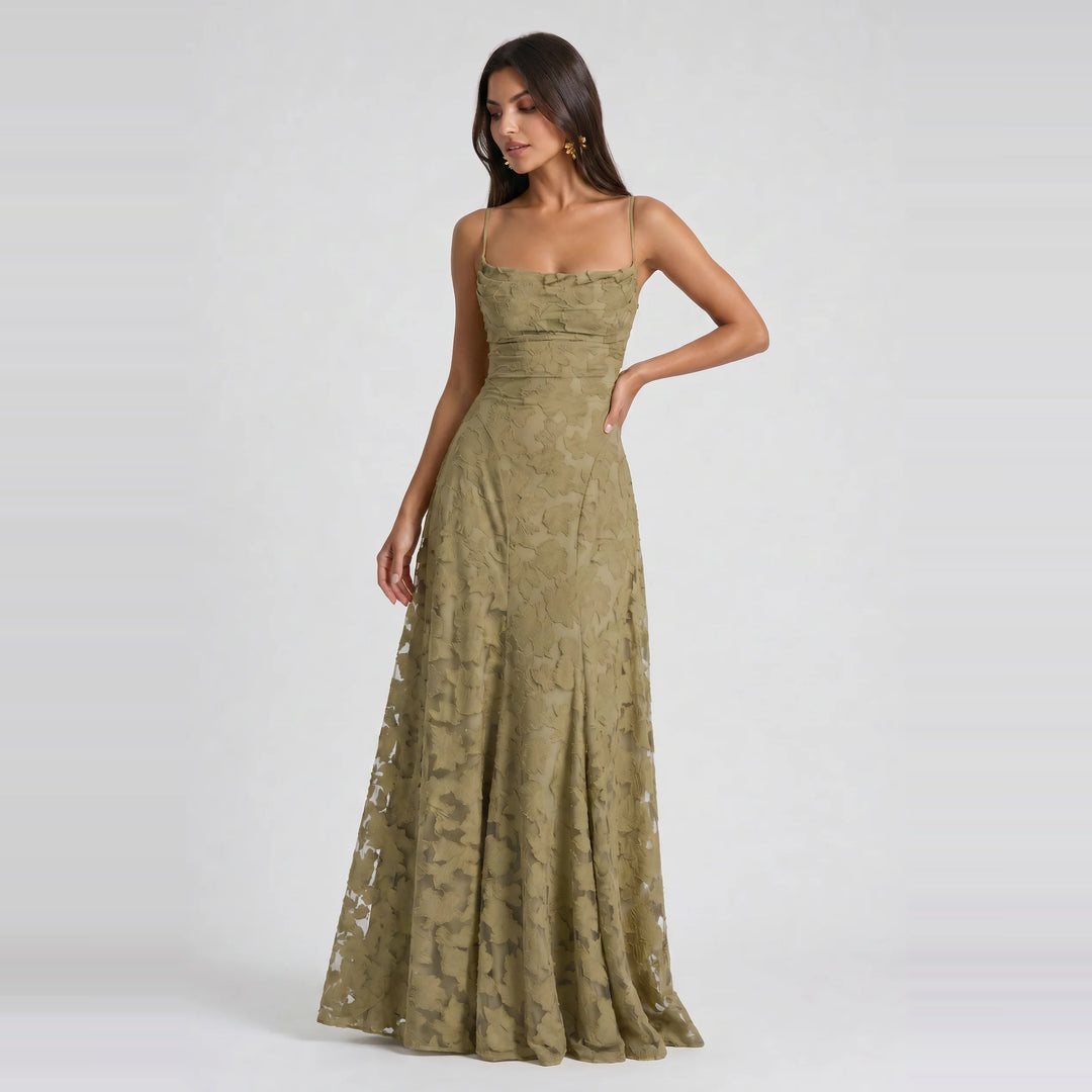 Serena | Vestido largo romántico