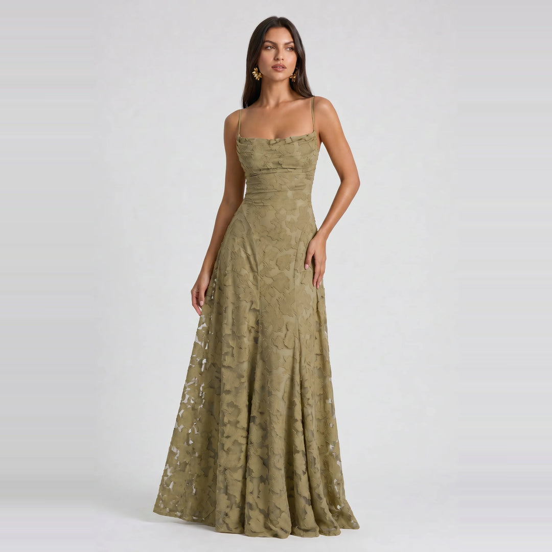 Serena | Vestido largo romántico