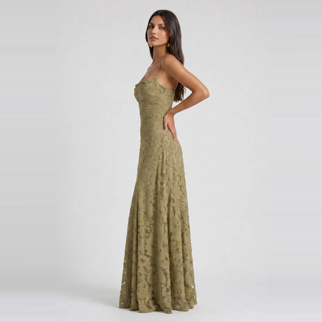 Serena | Vestido largo romántico
