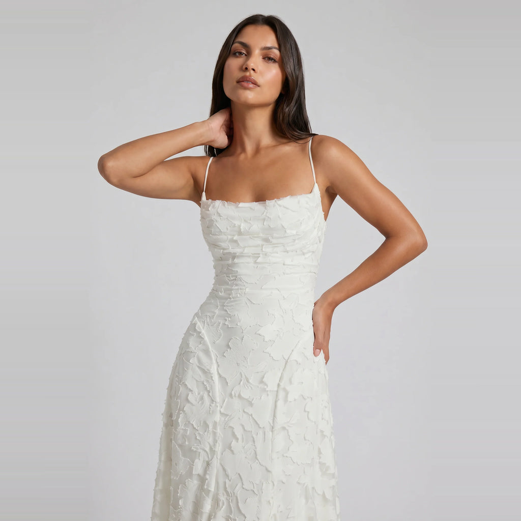 Serena | Vestido largo romántico
