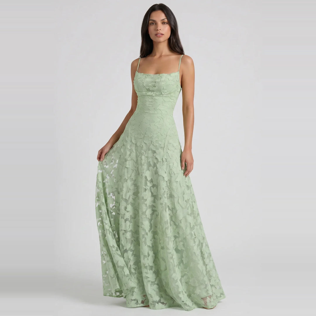 Serena | Vestido largo romántico