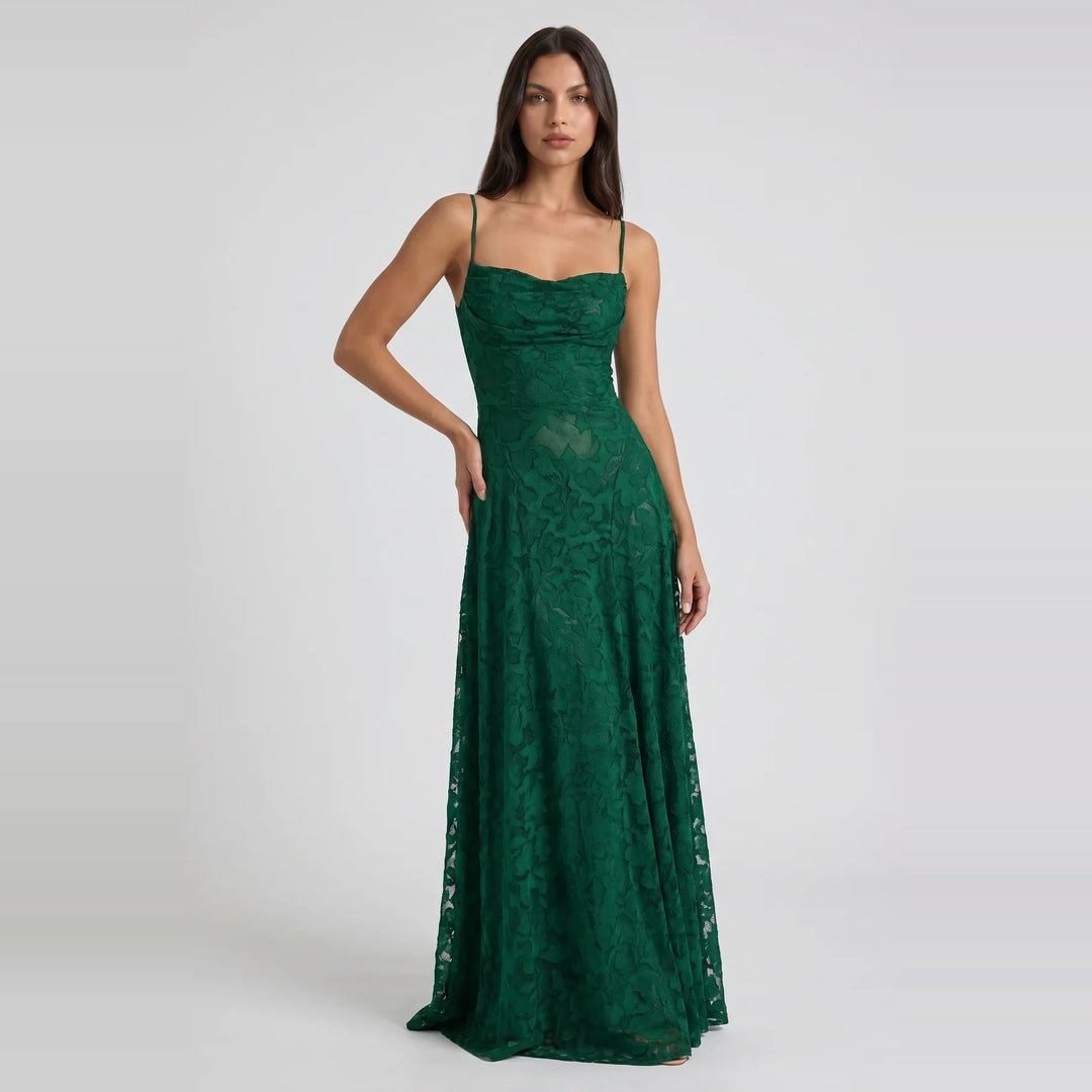 Serena | Vestido largo romántico