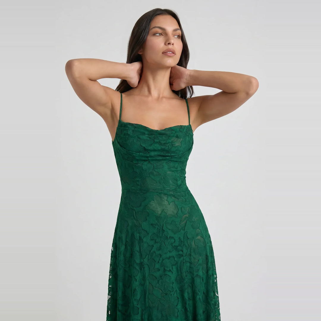 Serena | Vestido largo romántico