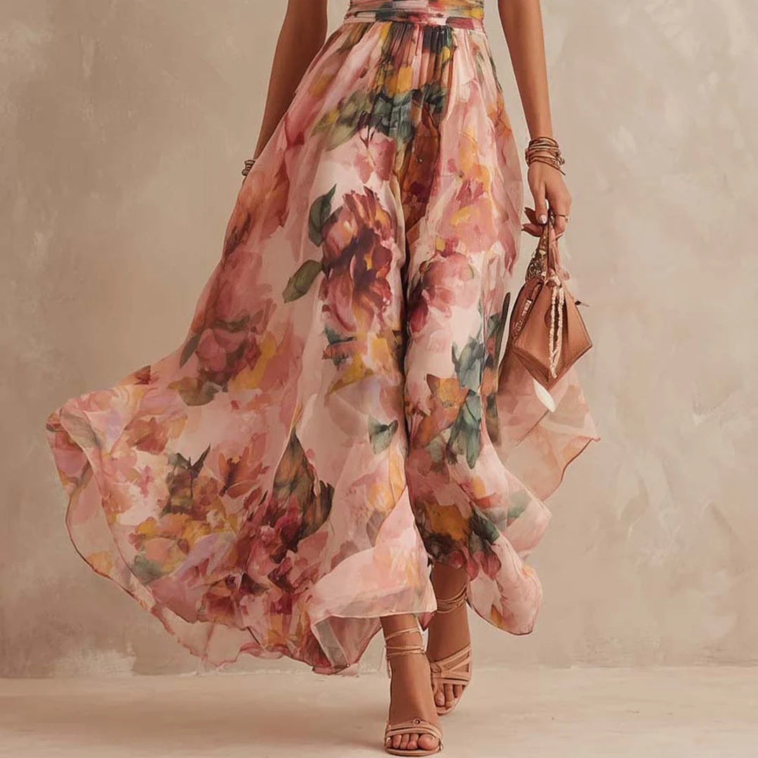 Alba · Vestido Floral Asimétrico