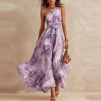Alba · Vestido Floral Asimétrico